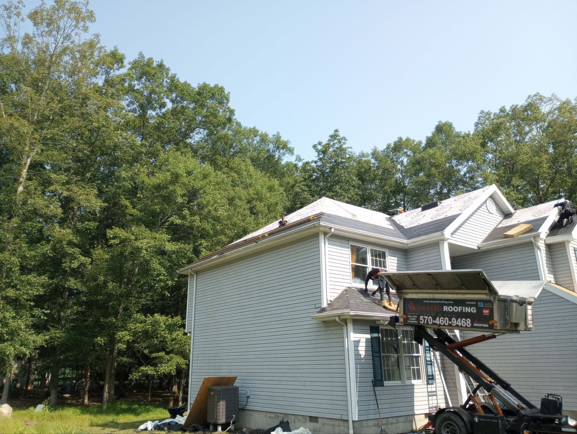 Roof replacement detail